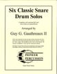 Six Classic Snare Drum Solos cover